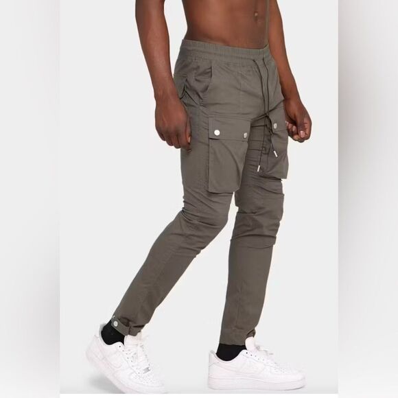 NWT Club Paradise Culture Kings Unisex Gray Resort Cargo Pants - Size Large - Picture 3 of 10